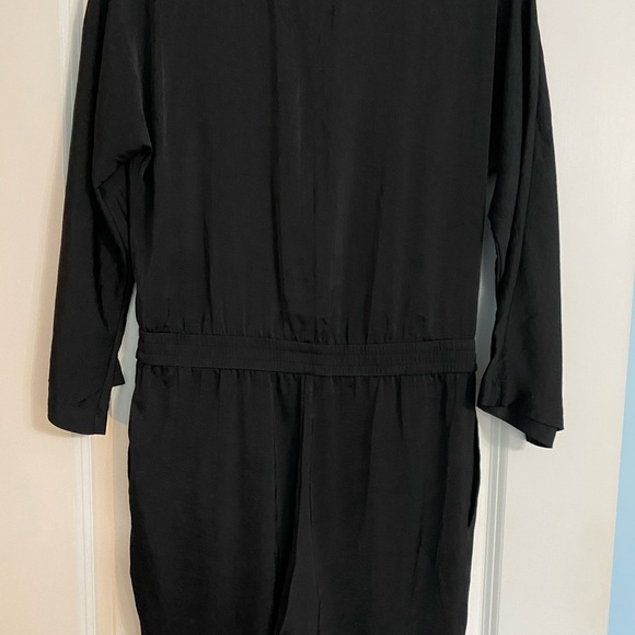BCBGMAXAZARIA Black Margery Long Sleeve Jumpsuit - Picture 6 of 10